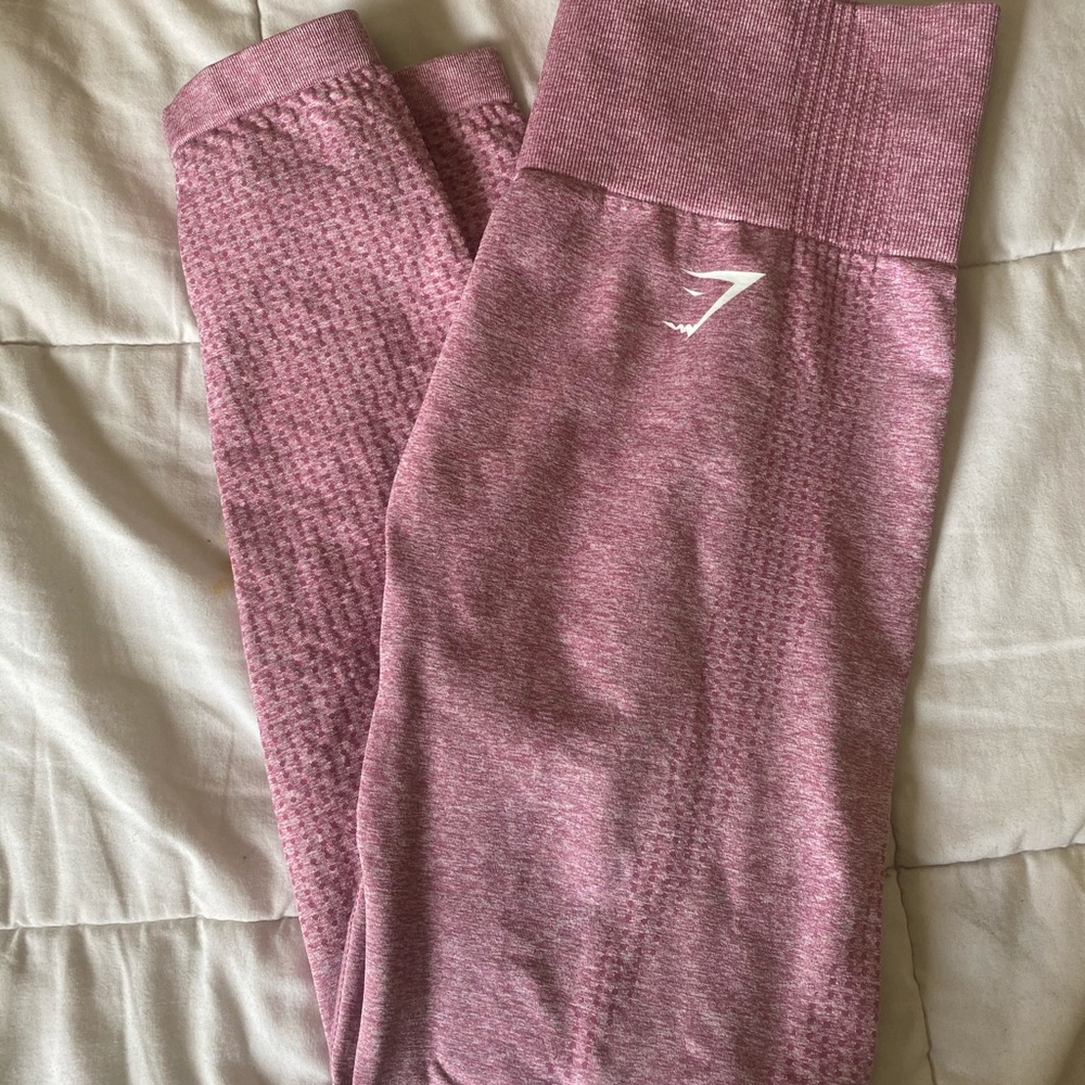 gymshark pink vital seamless leggings